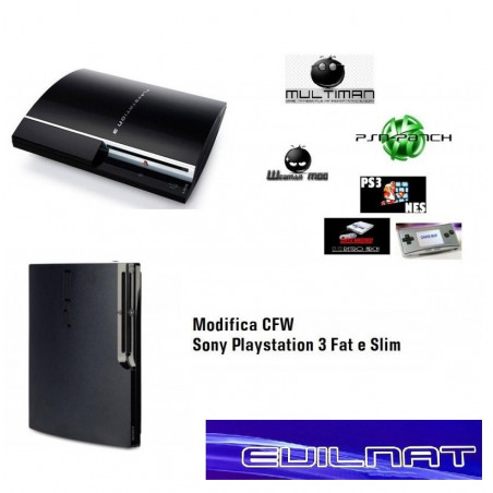 Modifica PS3 con Installazione CFW Evilnat 4.92 + Multiman, Webman, PSNPatch ed emulatori